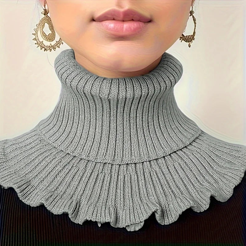 Alba Ruffle Knit Collar