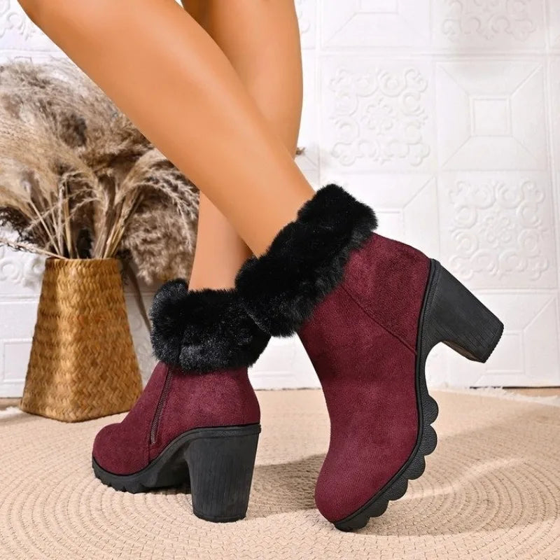 Lucienne Fur Trim Boots
