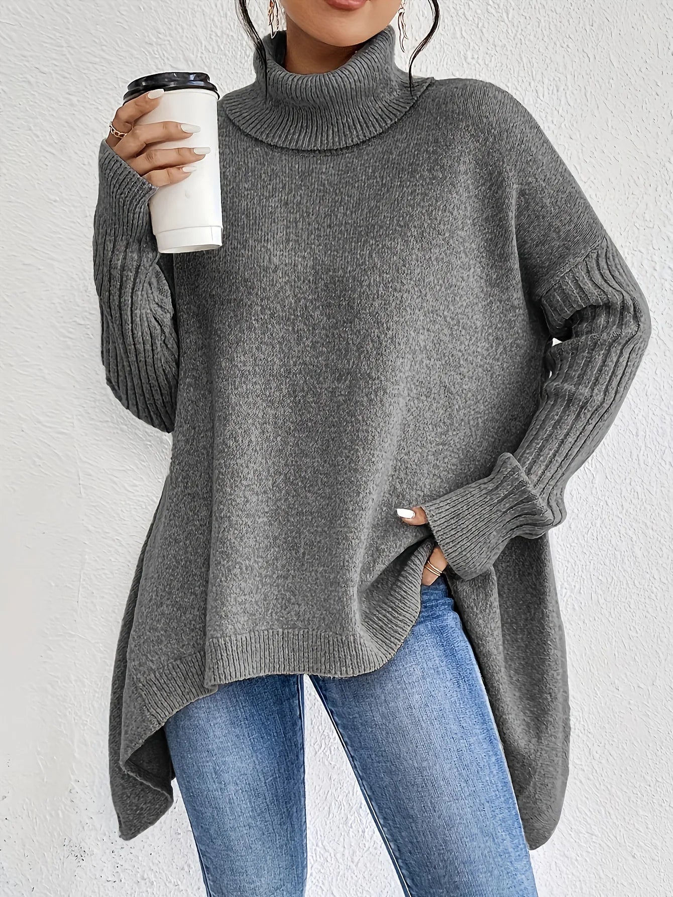 Isaline Ribbed Turtleneck