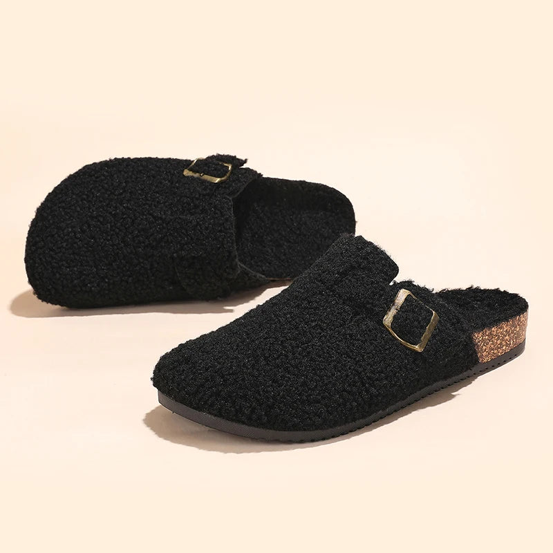Knox Bouclé Mules