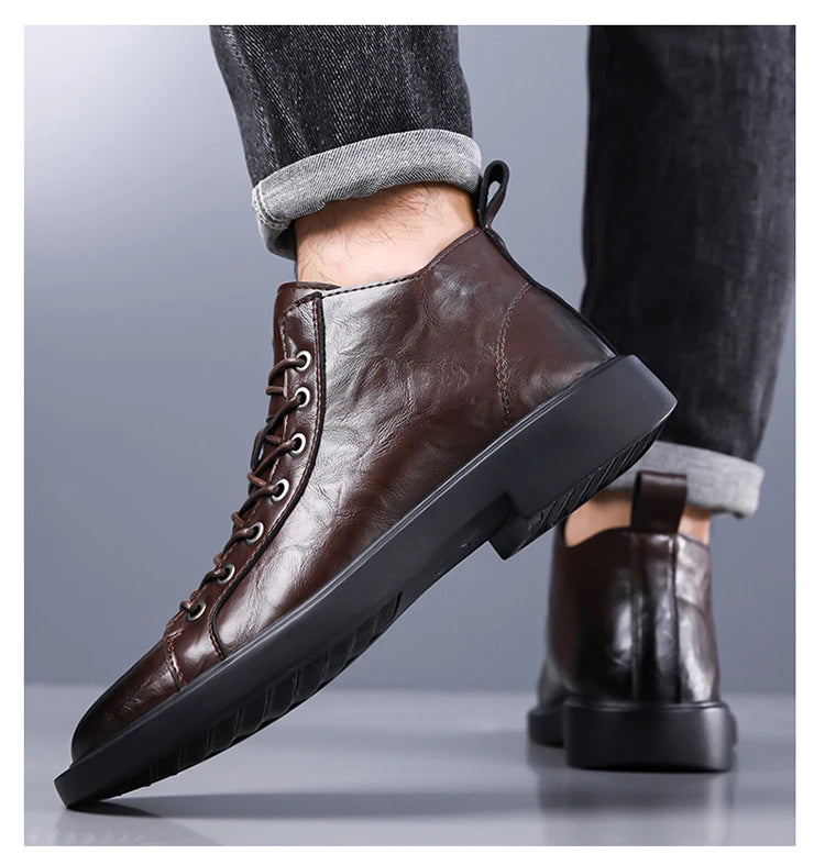 Beckford Leather Dress Boots