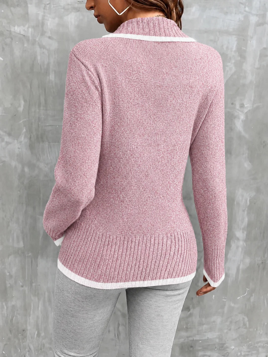 Noémie Wrap Knit Sweater