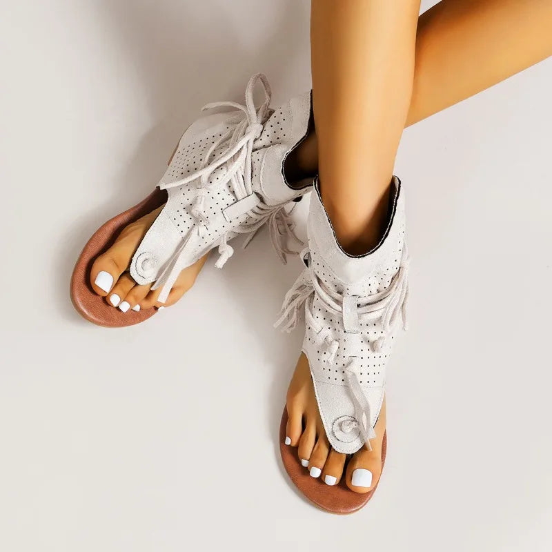 Sahara Fringe Sandals