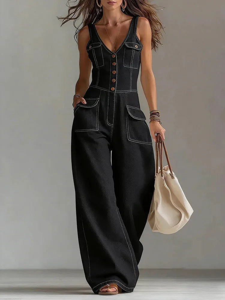Margot Denim Jumpsuit