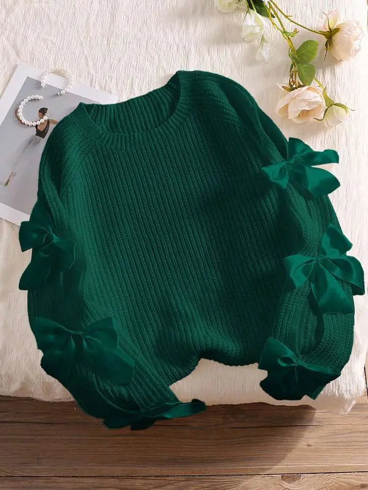 Isabelle Bow Sleeve Sweater