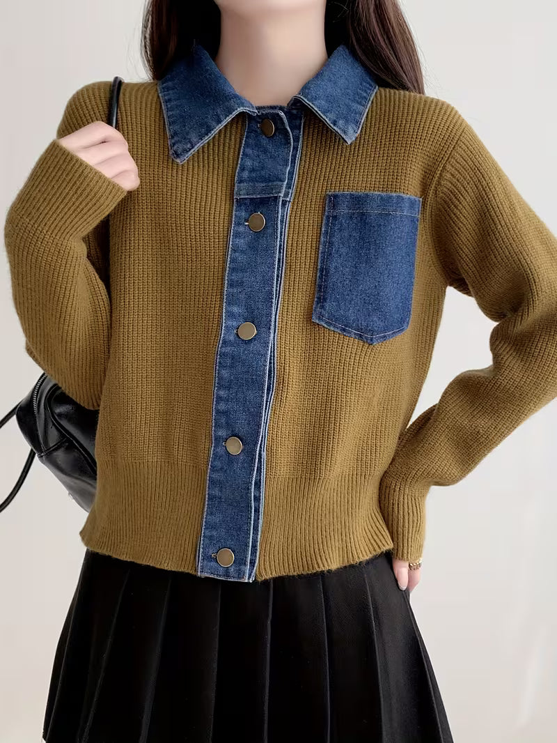 Adele Contrast Coat