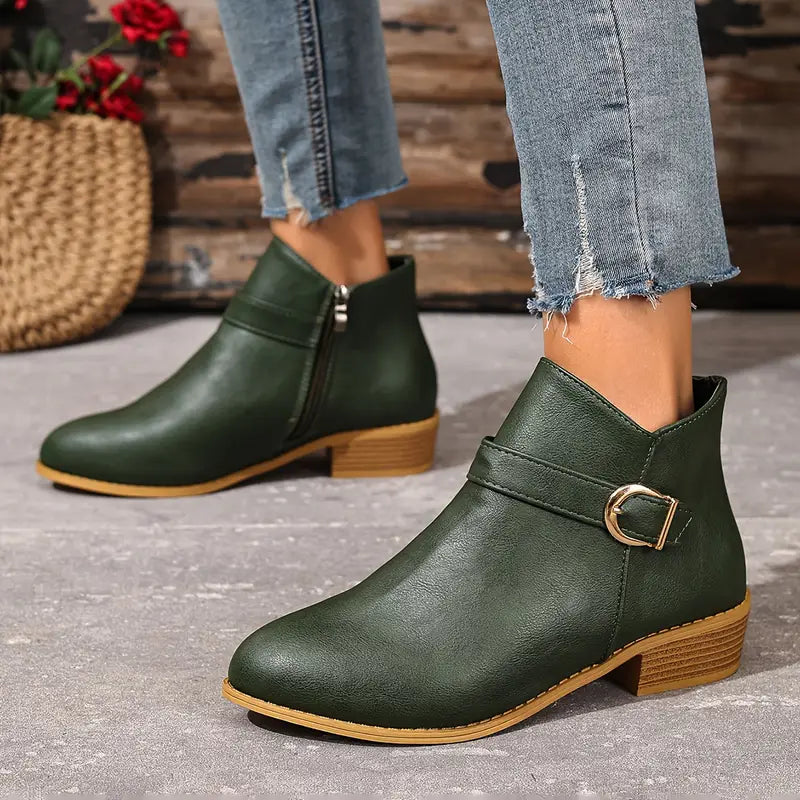 Noelle Buckle Boots