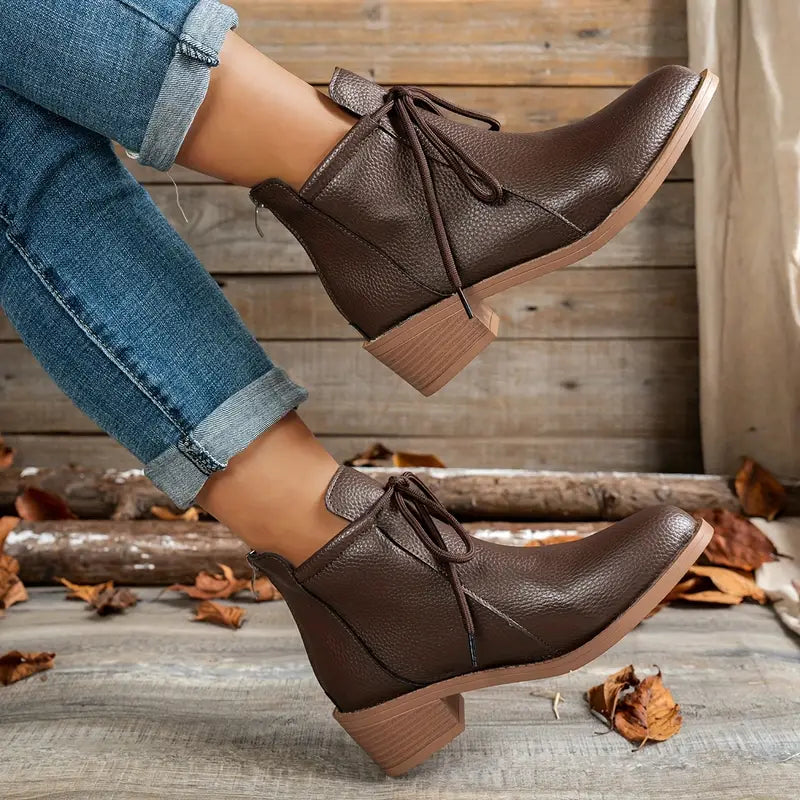 Margaux Leather Ankle Boots