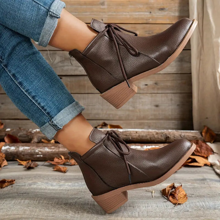 Margaux Leather Ankle Boots