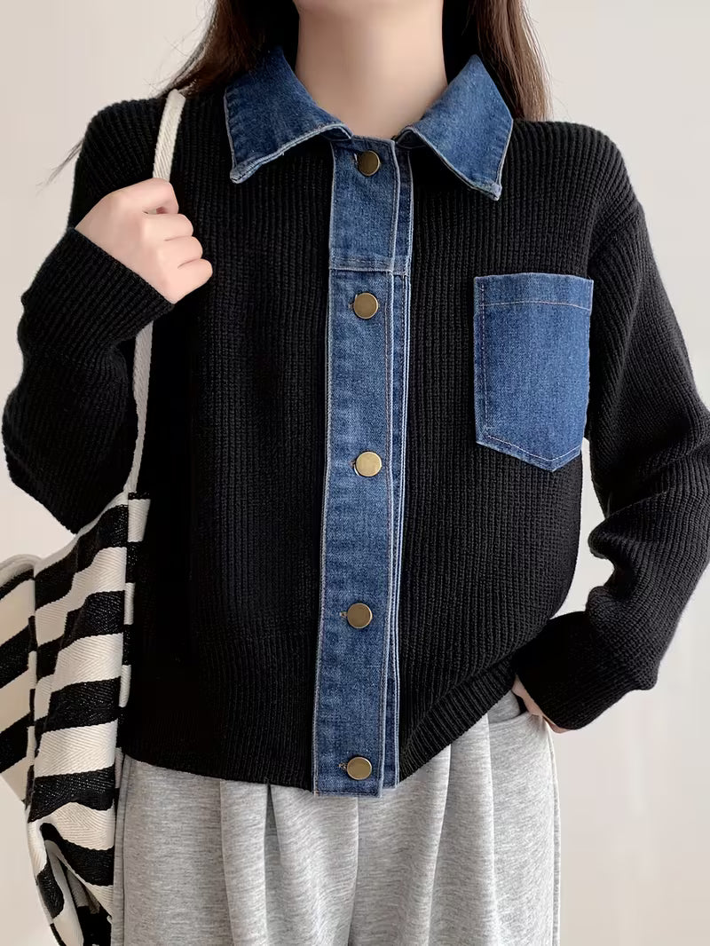 Adele Contrast Coat