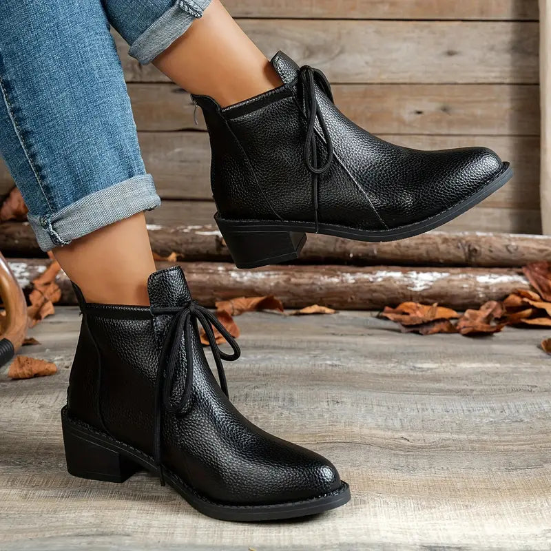 Margaux Leather Ankle Boots
