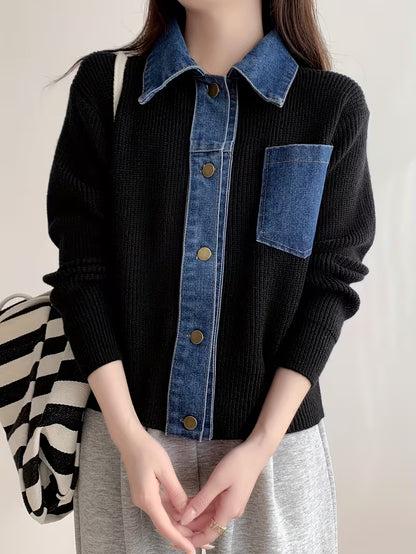 Adele Contrast Coat