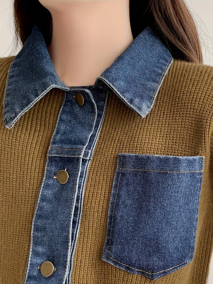 Adele Contrast Coat