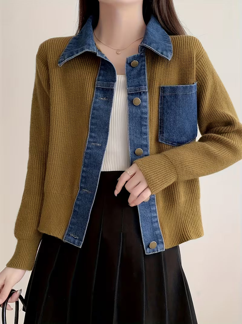 Adele Contrast Coat