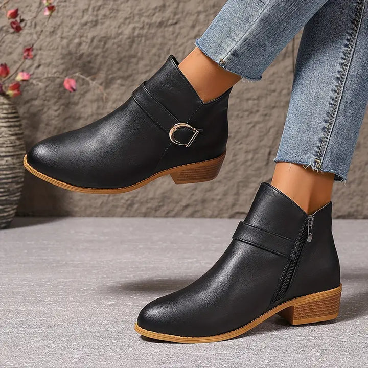 Noelle Buckle Boots