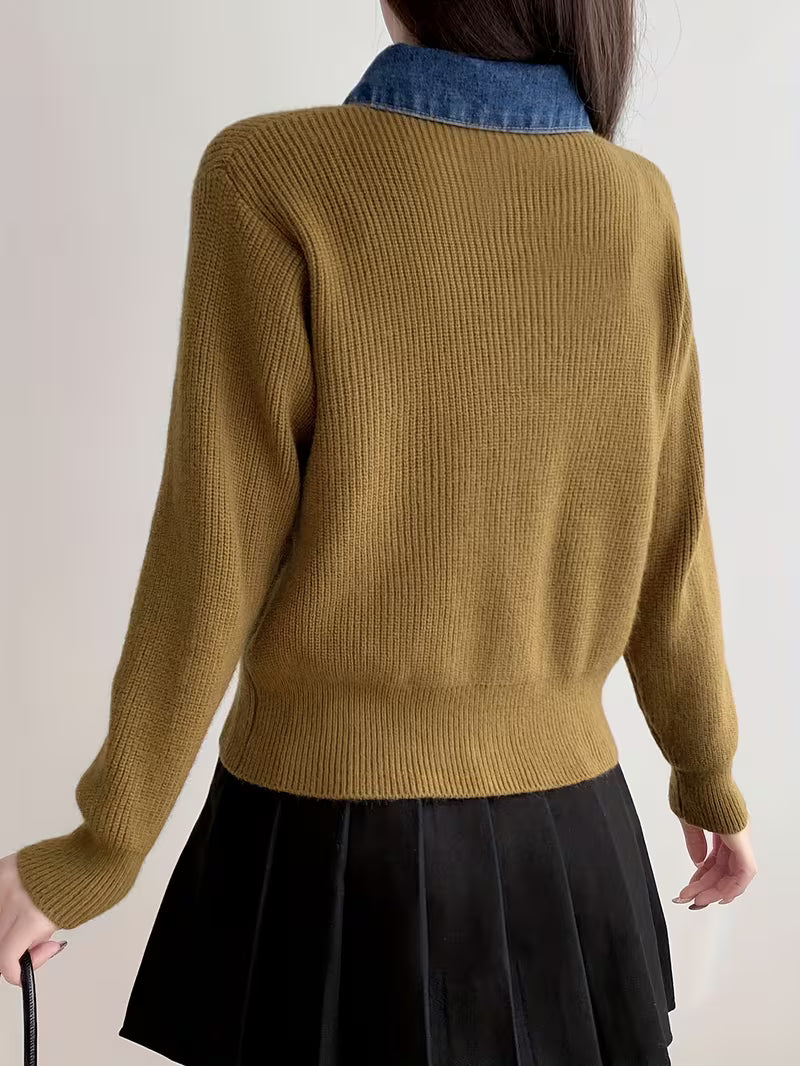 Adele Contrast Coat
