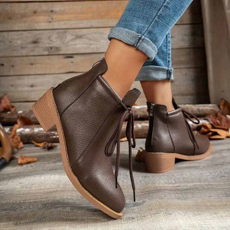 Margaux Leather Ankle Boots