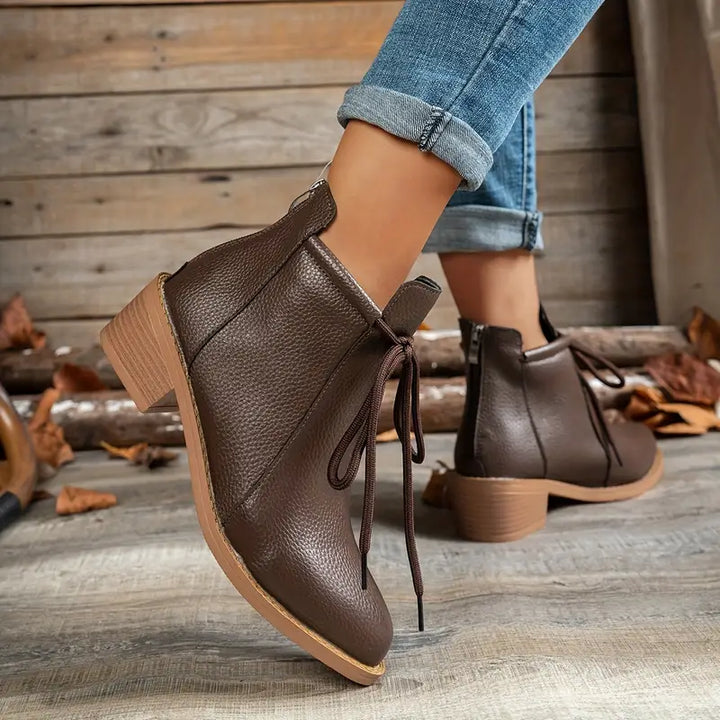 Margaux Leather Ankle Boots