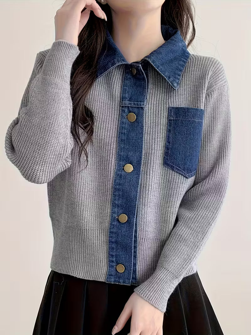 Adele Contrast Coat