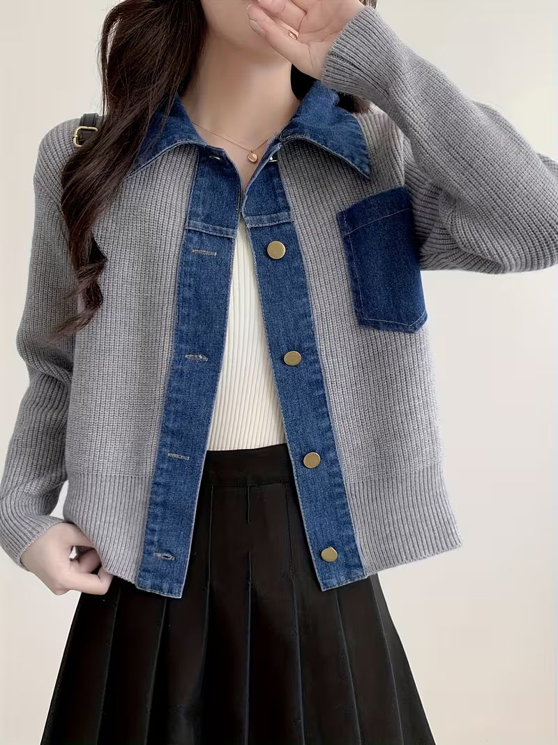 Adele Contrast Coat