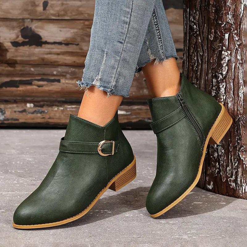 Noelle Buckle Boots