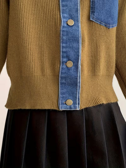 Adele Contrast Coat