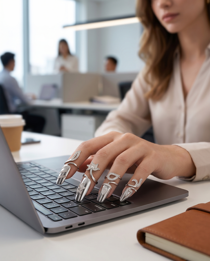 Noa Claw Ring Set