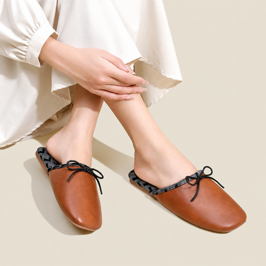 Léonie Bow Slippers