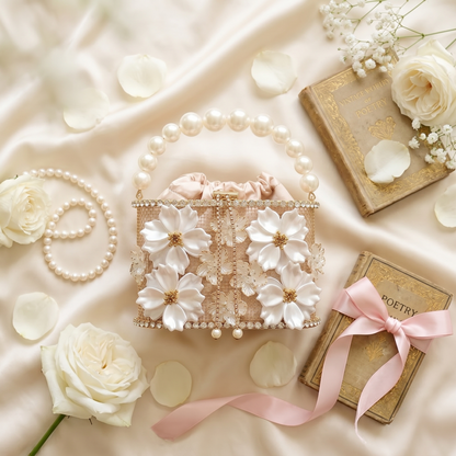 Rosalie Pearl Clutch
