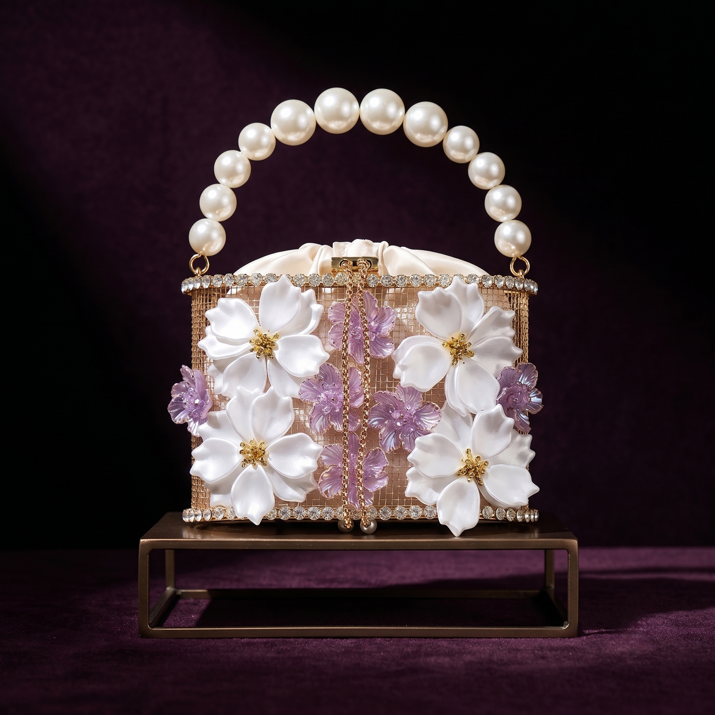Rosalie Pearl Clutch