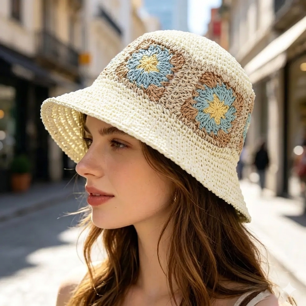 Soleil Crochet Bucket Hat