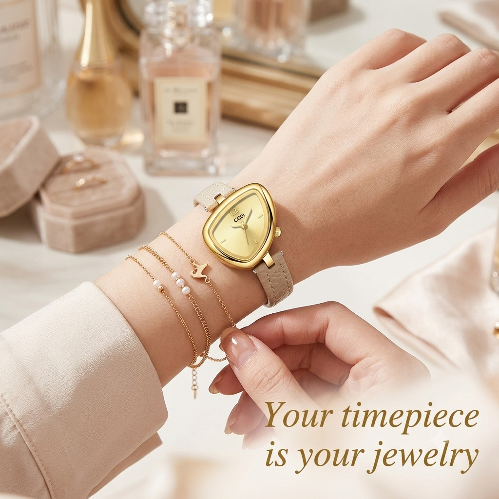 Elara Geometric Watch