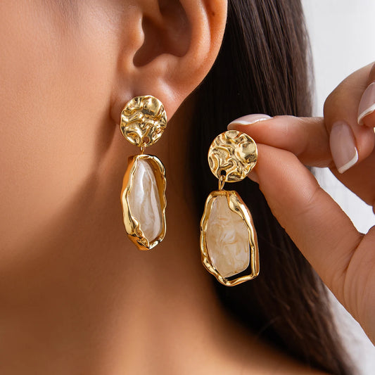 Gabriella Sculpted Drop Earrings