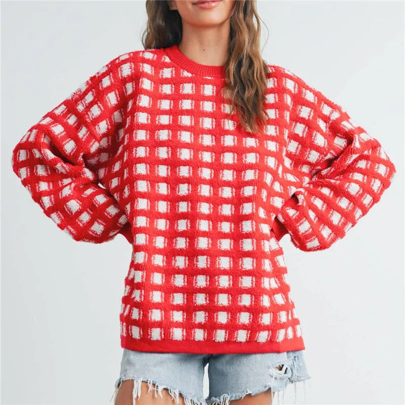 Hazel Plaid Sweater