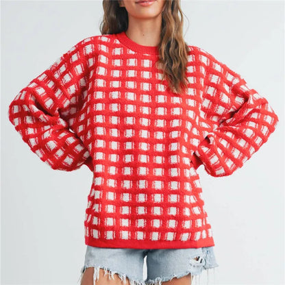 Hazel Plaid Sweater
