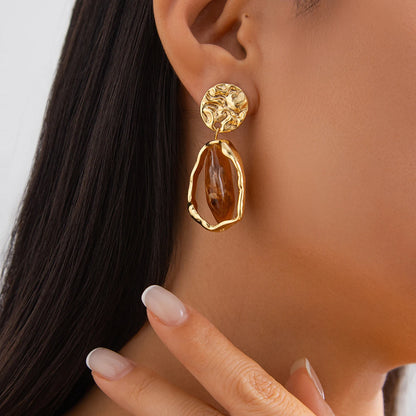 Gabriella Sculpted Drop Earrings
