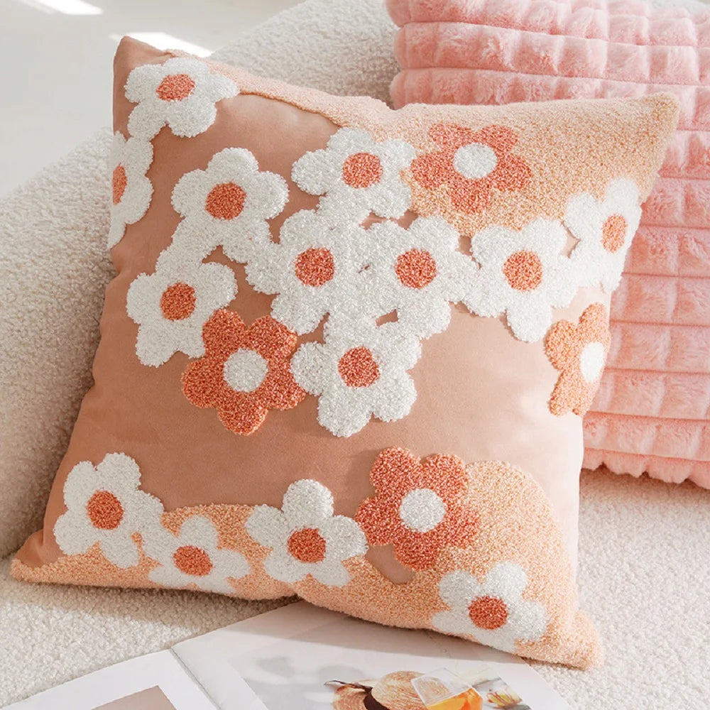 Daisy Tufted Pillow Covers