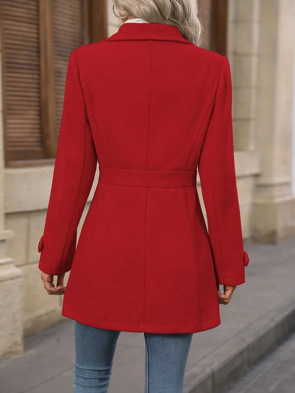 Charlotte Buttoned Trench Coat