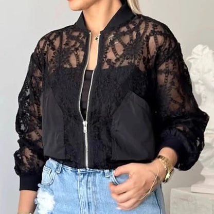 Juliette Lace Bomber