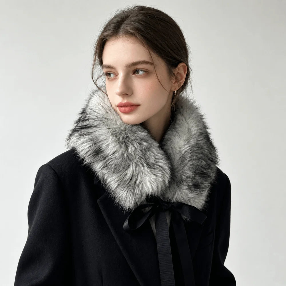 Odile Fur Collar Scarf