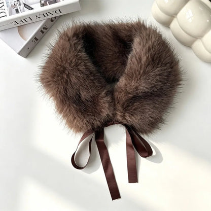 Odile Fur Collar Scarf