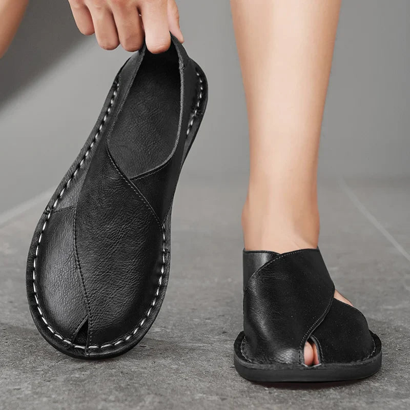 Averro Leather Slip-Ons
