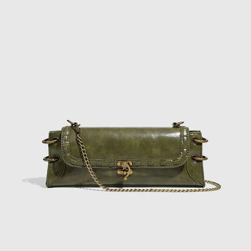 Margot Vintage Leather Clutch