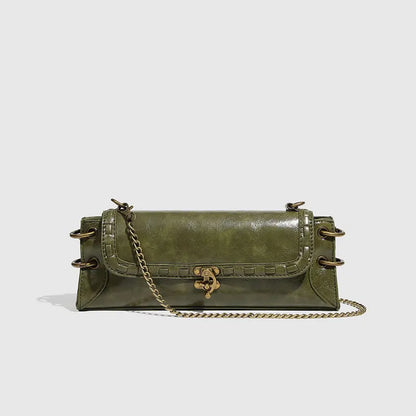 Margot Vintage Leather Clutch