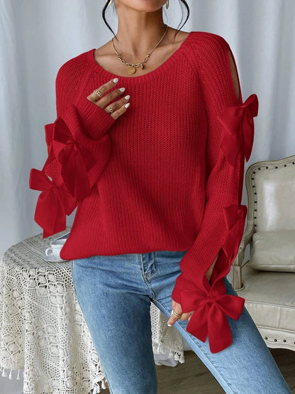 Isabelle Bow Sleeve Sweater