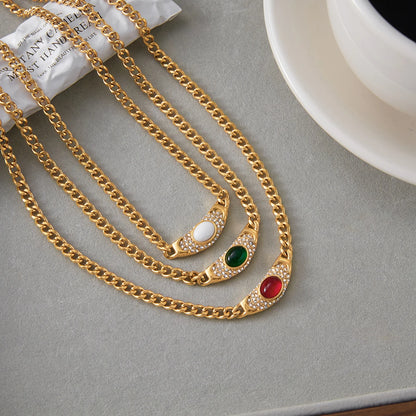 Dahlia Rhinestone Necklace