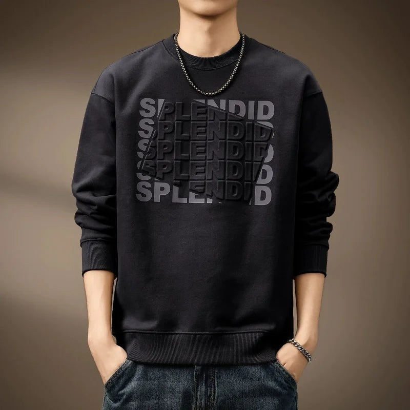Echo Print Pullover