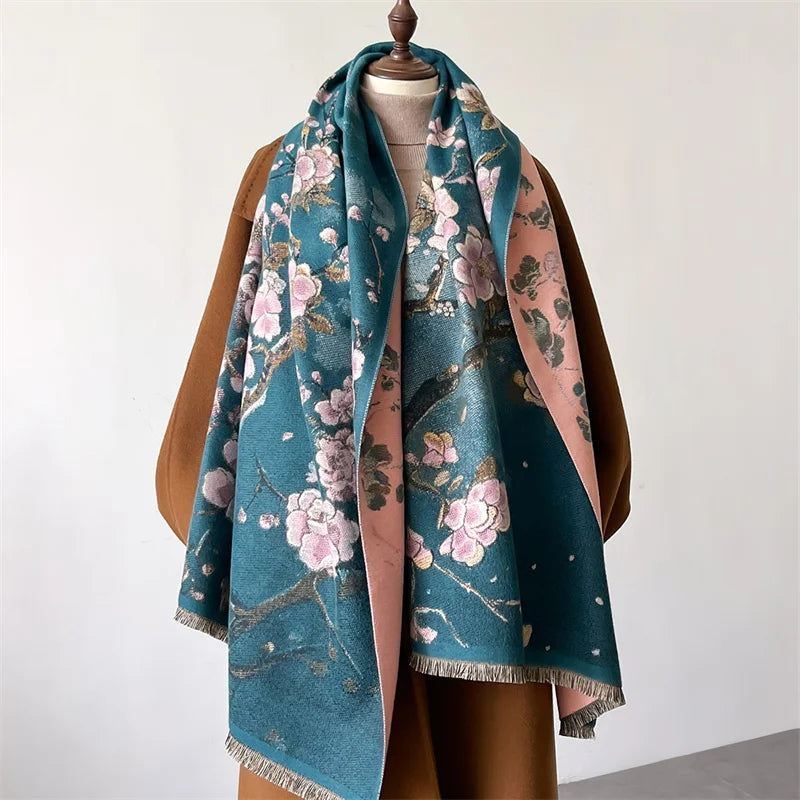 Roselle Garden Scarf