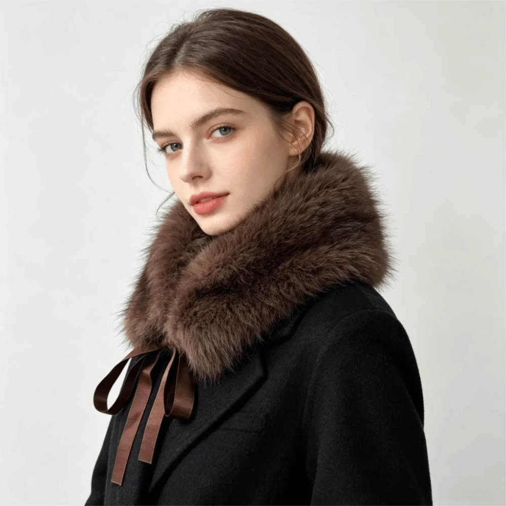 Odile Fur Collar Scarf