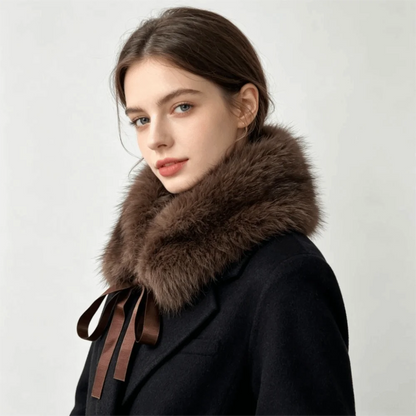 Odile Fur Collar Scarf